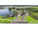 River Landing community entrance with scenic views at 2471 Overfalls Pl, Wesley Chapel, FL 33543