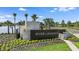 Modern entrance sign welcomes residents to River Landing at 2471 Overfalls Pl, Wesley Chapel, FL 33543