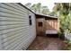 Wooden chicken coop next to house at 320 Yule St, Port Charlotte, FL 33953