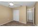 Bedroom with double door closet and access to bathroom at 356 Bay Pl, Safety Harbor, FL 34695