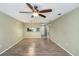 Dining room with wood-look floors and view of entry at 356 Bay Pl, Safety Harbor, FL 34695