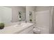 Bathroom with single vanity, tub and shower at 515 Mangrove Shade Cir, Apollo Beach, FL 33572