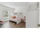 Bedroom with a bunk bed and adjacent closet at 524 S Grosse Ave, Tarpon Springs, FL 34689