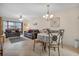 Dining area with table and chairs at 5849 Park N St # 201, St Petersburg, FL 33709
