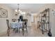 Dining area with table and additional storage at 5849 Park N St # 201, St Petersburg, FL 33709
