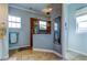 Spacious bathroom with a large shower and separate vanity at 6367 Foxbrook Trl, Parrish, FL 34219