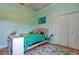 Bright bedroom featuring a bed, closet, and storage unit, great for a room at 6367 Foxbrook Trl, Parrish, FL 34219