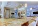 Spacious kitchen features a large island with seating and granite countertops at 6367 Foxbrook Trl, Parrish, FL 34219