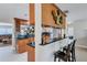 Kitchen features granite countertops and wooden cabinets at 8532 Kumquat Ave, Seminole, FL 33777