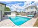 Sparkling pool with patio furniture and a tranquil atmosphere at 8532 Kumquat Ave, Seminole, FL 33777