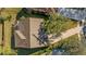 Aerial view of house and driveway at 125 Falling Water Dr, Brandon, FL 33511