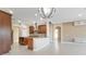 Modern kitchen features a breakfast bar and stylish cabinetry at 125 Falling Water Dr, Brandon, FL 33511