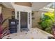 Inviting front porch with decorative tile and charming entryway at 1511 Prescott S St, St Petersburg, FL 33712