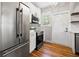 Modern kitchen with stainless steel appliances at 1511 Prescott S St, St Petersburg, FL 33712