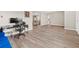 Home office features wood-look floors and built-in workspace at 16120 67Th E Ct, Parrish, FL 34219