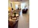 Spacious living room with comfortable seating and a view to dining area at 1652 S Lake Ave # 2, Clearwater, FL 33756