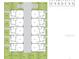 Site plan showing the layout of 4th Street Gardens townhomes at 2100 4Th S St, St Petersburg, FL 33705