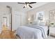Bedroom with light walls, hardwood floors, and ample closet space at 235 11Th Ne Ave, St Petersburg, FL 33701