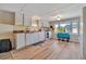 Bright kitchen featuring white cabinets, and a breakfast nook at 322 S Port Royal Ln, Apollo Beach, FL 33572