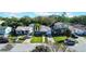 Aerial view of house and surrounding neighborhood at 3621 19Th Street N, St Petersburg, FL 33713