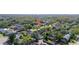 Aerial view showcasing the property's location within a tree-lined neighborhood at 3621 19Th Street N, St Petersburg, FL 33713