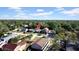 Aerial view of house and neighborhood, city skyline in distance at 3621 19Th Street N, St Petersburg, FL 33713