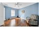 Bright bedroom with wood floors and ceiling fan at 3621 19Th Street N, St Petersburg, FL 33713