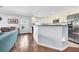 Modern kitchen with stainless steel appliances and granite countertops at 3621 19Th Street N, St Petersburg, FL 33713