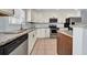 Updated kitchen with granite countertops and stainless steel appliances at 3621 19Th Street N, St Petersburg, FL 33713