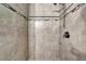 Large tiled shower with neutral tones at 3621 19Th Street N, St Petersburg, FL 33713