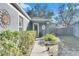 One-story house with gray garage door and walkway to front door at 410 Pine Pointe Ct, Seffner, FL 33584
