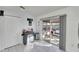 Kitchen with slider leading to a relaxing patio area at 410 Pine Pointe Ct, Seffner, FL 33584