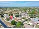 Located in a desirable residential neighborhood, the home has mature trees and easy access to local amenities at 4317 Knollcrest Ct, Spring Hill, FL 34609