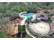 Community pool, playground, splash pad, and clubhouse offer residents a wealth of recreational activities at 4317 Knollcrest Ct, Spring Hill, FL 34609