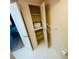 Bathroom with linen closet and tiled floors at 4950 Gulf Blvd # 401, St Pete Beach, FL 33706