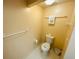 Simple bathroom with toilet and tiled floors at 4950 Gulf Blvd # 401, St Pete Beach, FL 33706