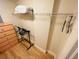 Walk-in closet with shelving and hanging rods at 4950 Gulf Blvd # 401, St Pete Beach, FL 33706