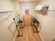 Large walk-in closet with double hanging rods and shelving at 4950 Gulf Blvd # 401, St Pete Beach, FL 33706