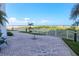 Ocean view patio with seating area at 4950 Gulf Blvd # 401, St Pete Beach, FL 33706