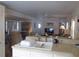 Kitchen features a double sink, light countertops, and ample cabinet space at 5335 Fairfield S Ave # 78, Gulfport, FL 33707