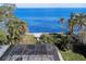 Relaxing backyard oasis with a screened patio and stunning water views at 5926 Bahama Shores S Dr, St Petersburg, FL 33705