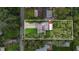 Aerial view of the house and property at 6145 55Th N Ave, St Petersburg, FL 33709
