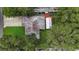 Aerial view showcasing house and backyard at 6145 55Th N Ave, St Petersburg, FL 33709