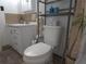 Clean bathroom with a shower/tub combo and updated vanity at 6145 55Th N Ave, St Petersburg, FL 33709