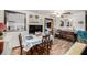 Charming dining area with wooden table and chairs, and kitchen view at 6145 55Th N Ave, St Petersburg, FL 33709