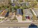 Aerial view showing house location and neighborhood context at 806 E Laura St, Plant City, FL 33563