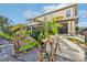 Landscaped backyard with gravel and tropical plants at 8836 Citrus Palm Dr, Tampa, FL 33626