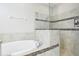 Spa-like bathroom with a large shower and soaking tub at 8836 Citrus Palm Dr, Tampa, FL 33626