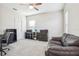 Home office with a desk, seating, and ample storage at 8836 Citrus Palm Dr, Tampa, FL 33626