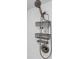 Modern shower with handheld showerhead and multi-tiered caddy at 1202 S Walker St, Plant City, FL 33563